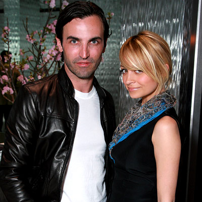 Nicole Richie and Fashion Designer for Balenciaga, Nicolas Ghesquiere design