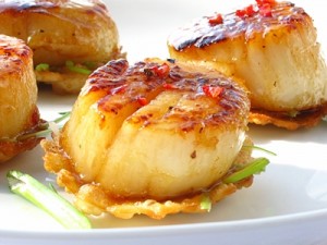 Scallops with Chili & Honey_2