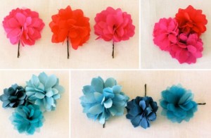 Flower hair pins for the Prom Flower hair pins for the Prom