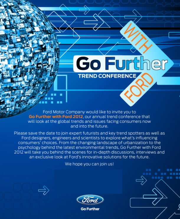 Go Further With Ford 2012 Invitation